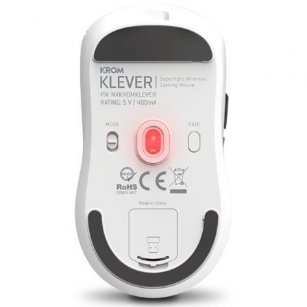 Krom Klever Ratón gaming inalámbrico hasta 10000 DPI